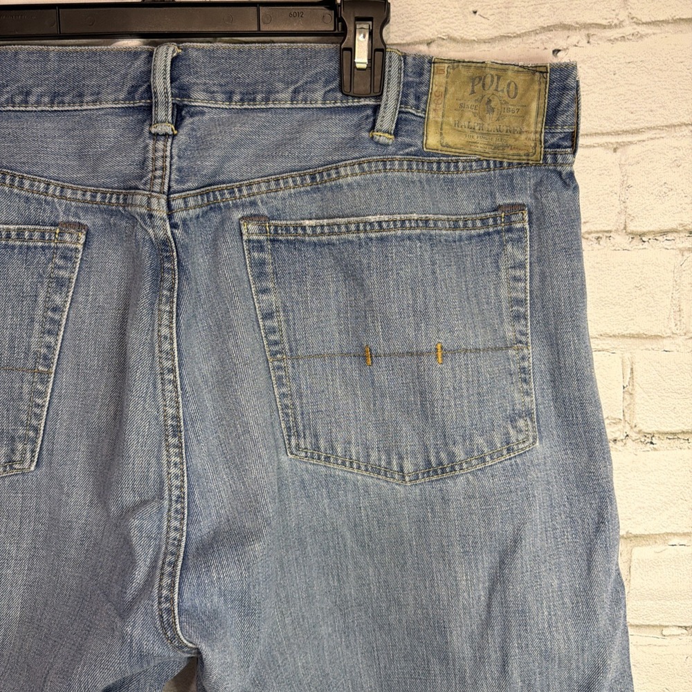 Polo Ralph Lauren 867 Vtg Men's Jeans Med Wash Blue Denim Sz 42"x30" Classic Fit